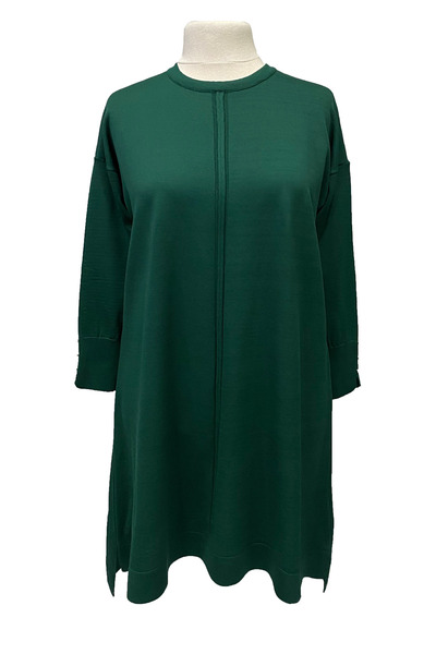 Giyinen Mağazaları Arzu Round Neck Asymmetrical Cut Cold Yarn Stylish Knitwea...