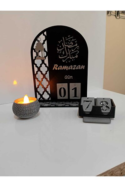 BaskıDizayn Takvim Türkçe Ramazan Takvimi Mumluklu