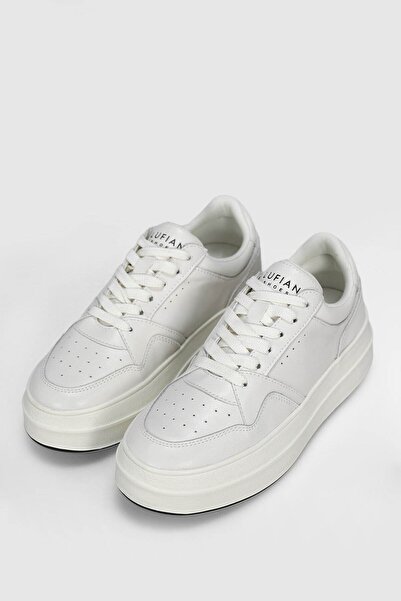 Lufian Γνήσιο δερμάτινο κορδόνι από γνήσιο δέρμα, casual αθλητικά παπούτσια Γ...