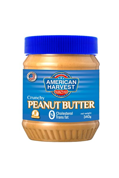 American Harvest زبدة الفول السوداني المقرمشة، 340 غرام