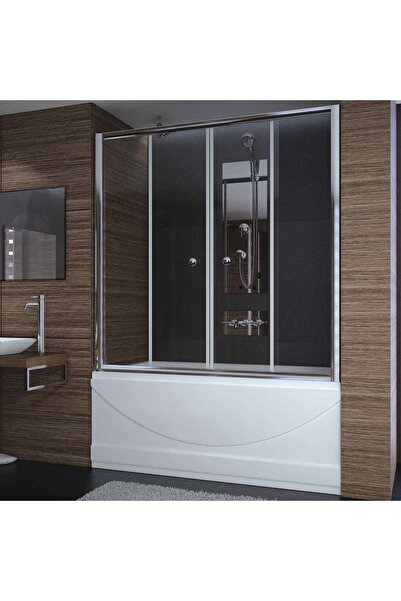 Sırduş 181x190 Sır-Lüks Düz Küvet Üstü Duşakabin