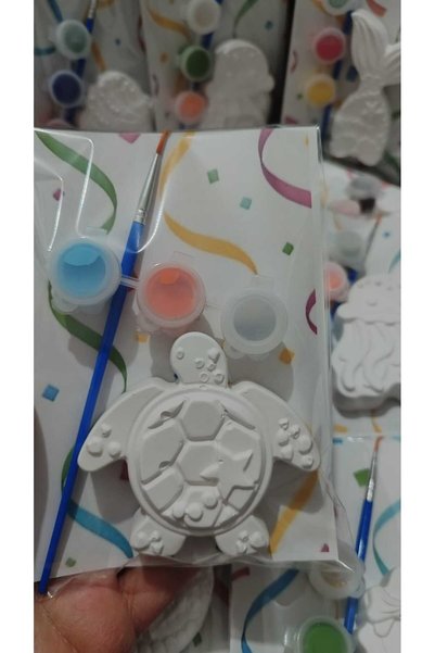 STELLA CANDLE WORKSHOP Taş Boyama Seti, Deniz Kızı Konsept, Kendin Yap, DIY, Hediyelik, Etkinlik, 10 Adet