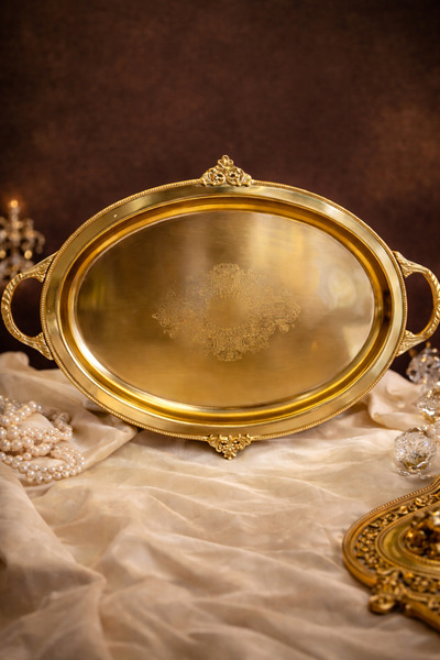 Mikasa Moor PİRİNÇ OVAL TEPSİ 44.5*31.5cm