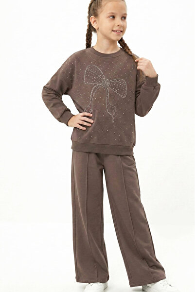 MODANINO Set de 2 piese pentru fete, cu fundă decorată cu pietre și model, 4-...