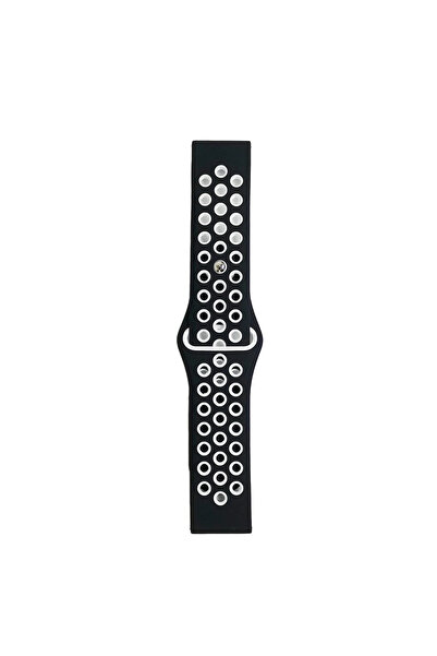 lunirawear Lunira Watch 20mm Sports Perforated Strap - Black-White 543215