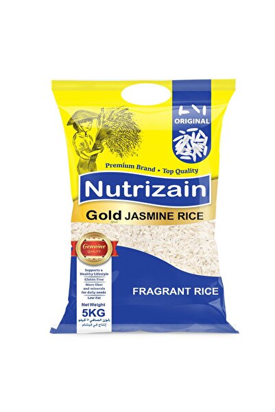 Nutrizain Gold Jasmine Rice, 5 kg, white