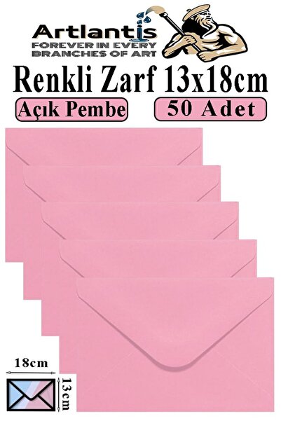 Artlantis Svetlo roza koverta 13x18 cm 50 komada svetlo roza koverta za pisma...