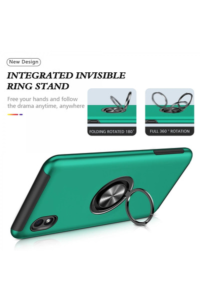 OZBAY TICARET Ozb Samsung Galaxy A01 Core Case Elite Cover with Ring - Green ...