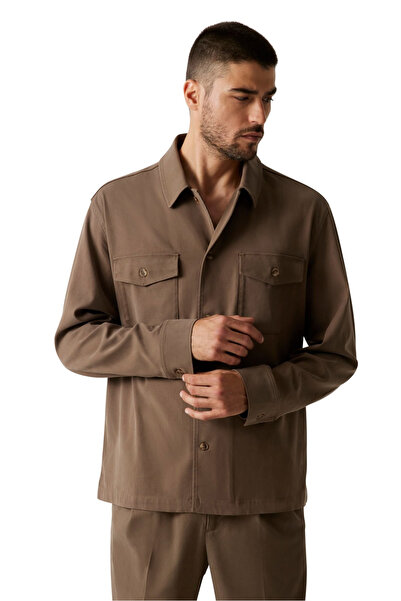 Guess Erkek Coronado Gömlek - Kahverengi