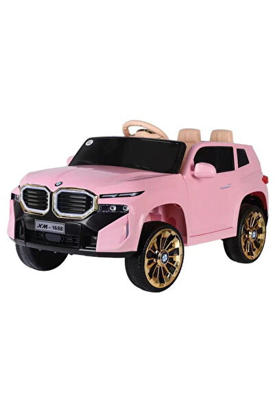 Leno سيارة بي إم دبليو الكهربائية للأطفال - وردي