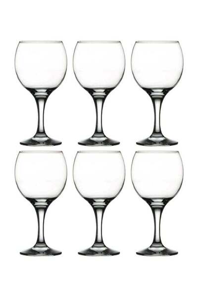 Pasabache Pasabahce 6-Piece Bistro Wine Glass Set, 290cc Clear
