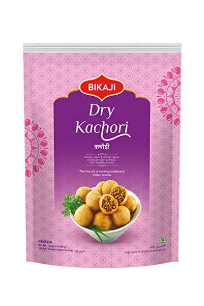Bikaji كاشوري جافة 200 غرام | كاشوري تقليدية مقرمشة | متبلة قليلاً ولذيذة | م...