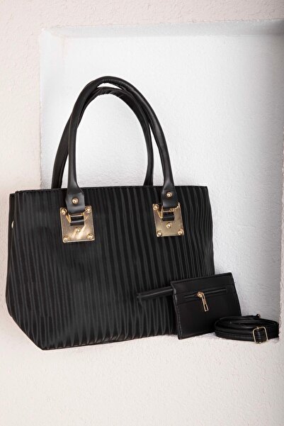 EBRUTESETTÜR Aura Series Shoulder Bag Black