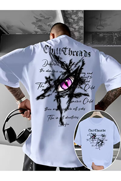 CLASSY.MODA تي شيرت سيلا تريند من القطن الأبيض الفاخر