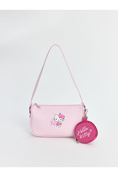 LC Waikiki Pink Leather Look Girl's Shoulder Bag