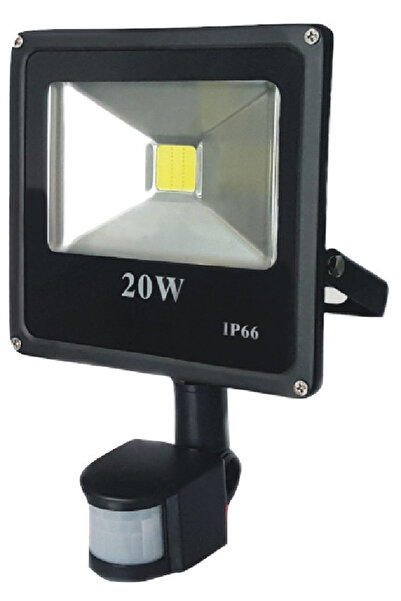 Powerx Proiector led cu senzor 20 W slim, lumina alba rece