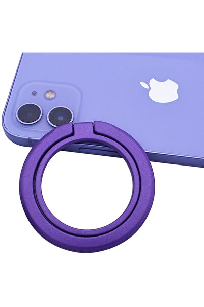 Techsuit Στρογγυλή Βάση Τηλεφώνου - (MPR 3) - Μωβ