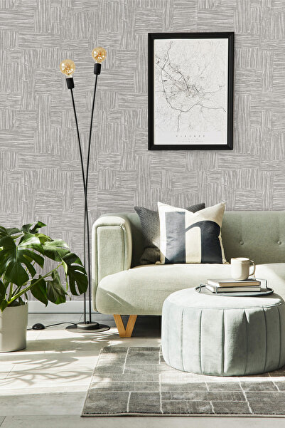 Adawall MUSE Koleksiyonu 25101-2 Vizon Dokulu Silinebilir Nonwoven Vinil Duva...