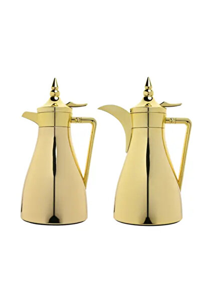 Generic Deluxe Tea and Coffee Thermos Set – 0.8 Liter + 1.0 Liter (Glass Liner)