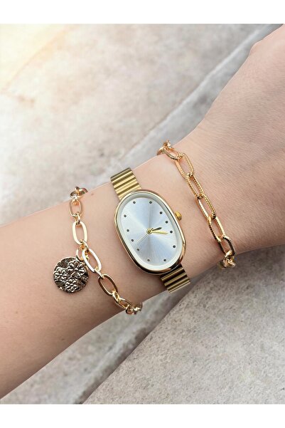 CLUPPOLOON Steel Simple Women's Watch Set