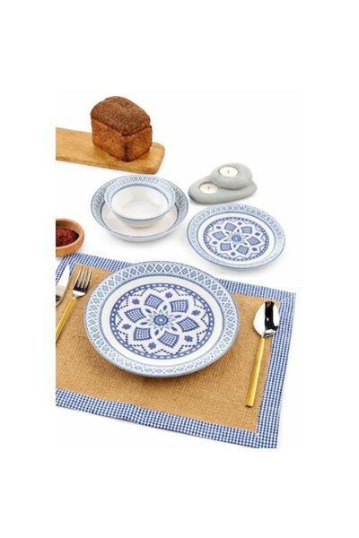 HERA Porcelain dinner service, 24 pieces, for 6 people, plates and bowls