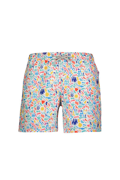 First Company شورت سباحة منقوش للرجال 251E604BN
