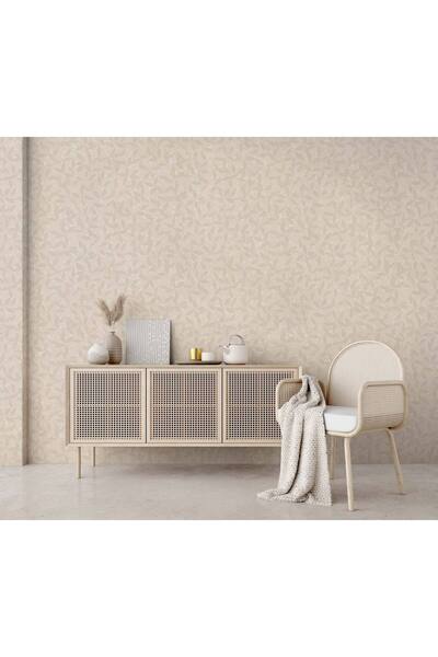 Adawall MUSE Koleksiyonu 25109-2 Krem Bej Dokulu Modern Duvar Kağıdı