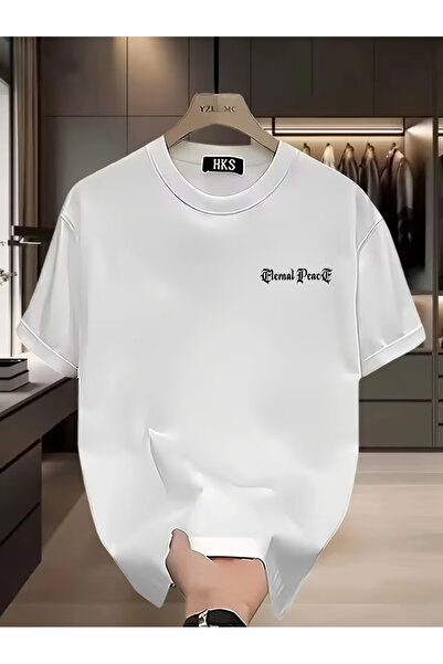 CLASSY.MODA Sila Trend Premium White Cotton T-Shirt