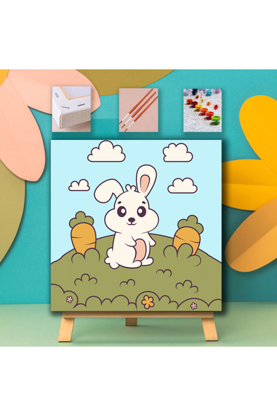 Carmen Çocuklar için Sayılarla Boyama Seti - Havuç Tarlası