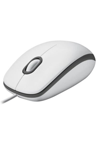 logitech Mouse M100 - Dimensiune completă - USB Alb/Negru