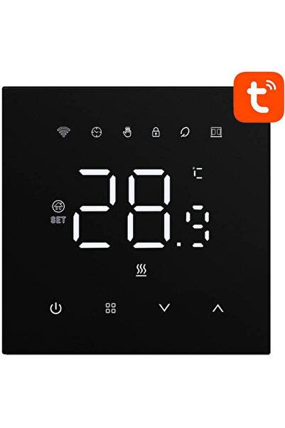 Avatto Termostat inteligent WT410-BH-3A-B, WiFi, 3A, pentru centrală termică