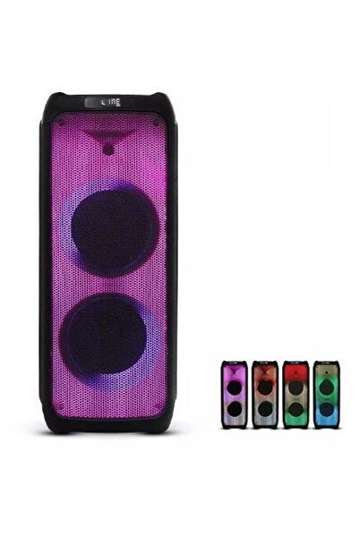 V-TAC PORTABLE SPEAKER 2X10" 100W RMS TWS BT/FM/AUX