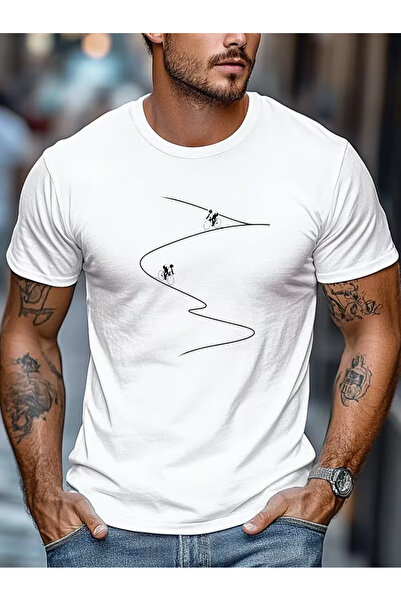 CLASSY.MODA Tricou din bumbac alb premium Sila Trend