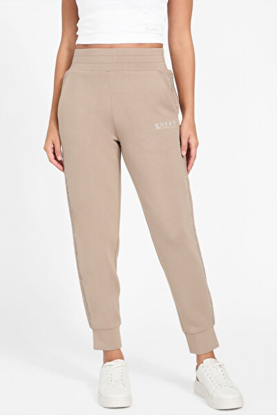 Guess Women's Victoire Slim Fit Scuba Jogger - Beige