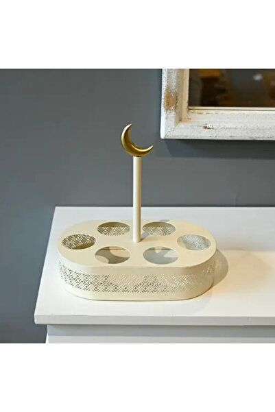 Generic Elegant Ramadan Coffee Cup Stand with Six Slots