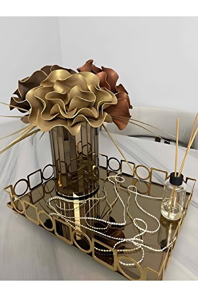 Empressco 20cm Yuvarlak Aynalı Vazo ile Şıklık ve Doğallık Sunar