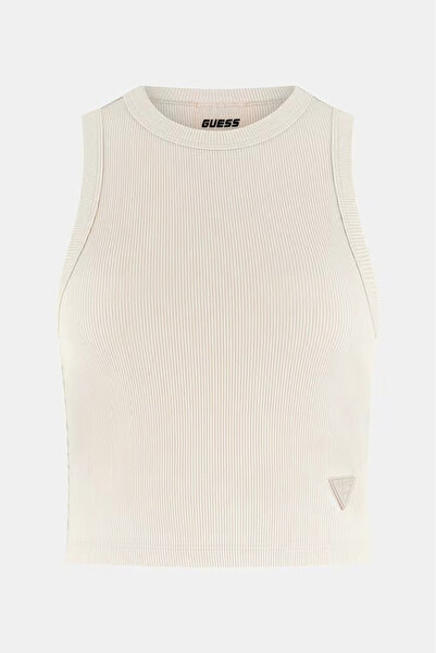 Guess Kadın Edie Aktif Crop - Krem