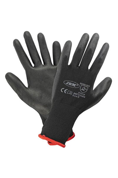 JBM Work Gloves with Reinforced Palm Made of Polyurethane, Size T.8