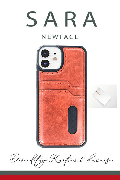 OZBAY TICARET حافظة OZB لهاتف iPhone 11 من الجلد مع حامل بطاقات سارا - أخضر د...