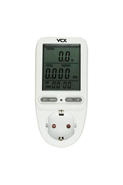 vcx wattmeter socket energy consumption indicator