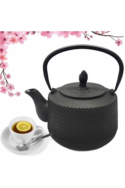 Kamille KM-4833 Enamelled Cast Iron Teapot, 1000 ml, Stainless Steel Infuser,...