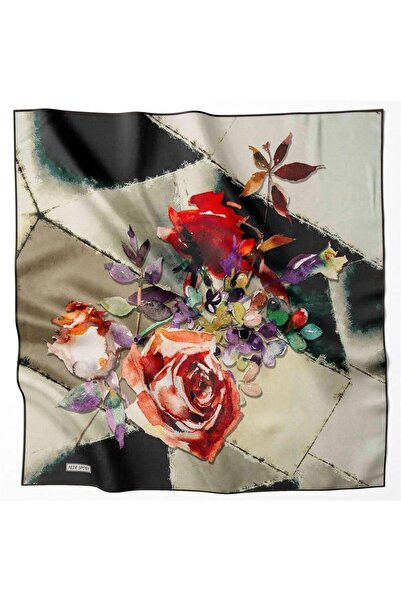 Aker Eșarfă sport IST 7488769-951 Model floral verde