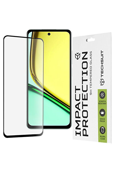Techsuit Protector de ecran pentru Realme C67 4G - 111D Full Cover / Sticlă c...