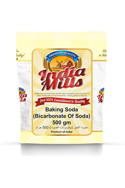 India Mills صودا الخبز 500 غرام (بيكربونات الصودا) | جودة ممتازة