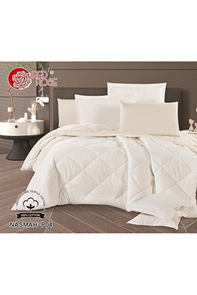 Red Rose Hotel-style bedspread - 100% cotton - King size (8 pieces) - Double ...