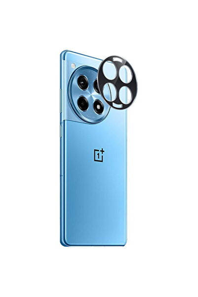 Techsuit Sticlă cameră pentru OnePlus 12R - Sticlă cameră completă - Negru