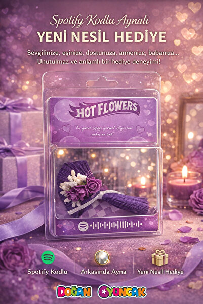 Doğan Oyuncak Dünyası Hot Flowers Aynalı Çiçek Mor - Hediyelik Hotflowers Çiç...