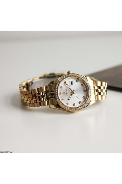 Homies ساعة يد نسائية HM28215S01-1 بحزام فولاذي