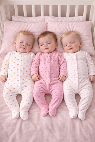 Vivolas %100 Pamuk Patikli Bebek Tulum Seti – Erkek & Kız Yumuşak Penye, Yeni...