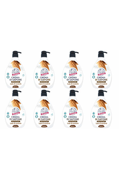 DERMOVITA Almond Milk Cream Liquid Soap, Dermovita, 1000ml Bax 8 Pieces